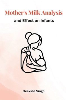 Paperback Mother's Milk Analysis and Effect on Infants Book
