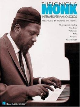 Paperback Thelonious Monk - Intermediate Piano Solos Book