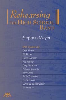 Paperback Rehearsing the High School Band Book