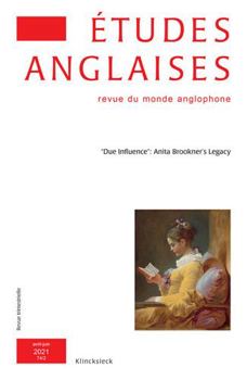 Paperback Etudes Anglaises - No2/2021: 'Due Influence': Anita Brookner's Legacy Book