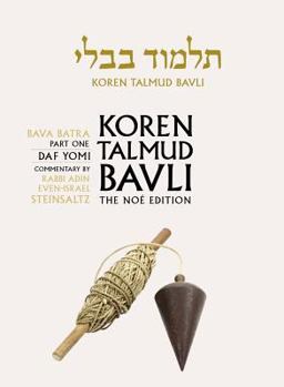 Hardcover Koren Talmud Bavli, Vol. 27: Bava Batra Part 1, Noe Color, Hebrew/English Book