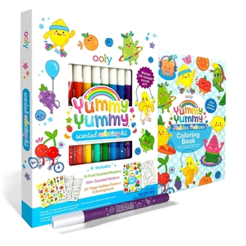 Hardcover Yummy Yummy: Scented Coloring Kit Book