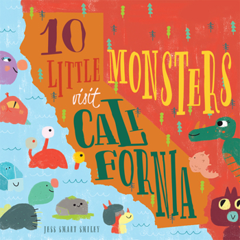 Hardcover 10 Little Monsters Visit California, 4 Book