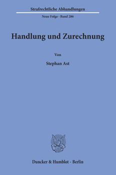 Hardcover Handlung Und Zurechnung [German] Book