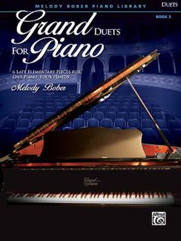Paperback Grand Duets for Piano, Bk 3: 6 Late Elementary Pieces for One Piano, Four Hands Book