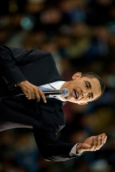 Paperback Barack Obama notebook - achieve your goals, perfect 120 lined pages #4 Book