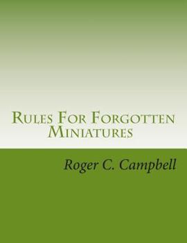 Paperback Rules For Forgotten Miniatures: FOV & Sails Book