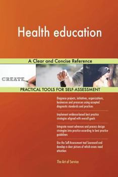 Paperback Health education A Clear and Concise Reference Book