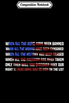 Paperback Composition Notebook: When All The Guns Have Been Banned 2nd Amendment Trump 2020 Journal/Notebook Blank Lined Ruled 6x9 100 Pages Book