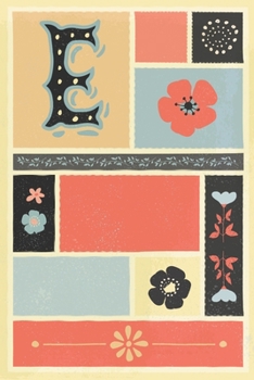 Paperback E: A Guided Journal for Mindfulness - Monogrammed Stress Monitoring Diary - Anxiety Tracking Notebook for Women Book