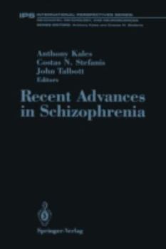 Paperback Recent Advances in Schizophrenia Book