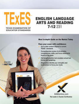 Paperback TExES English Language Arts and Reading 7-12 231 Teacher Certification Study Guide Test Prep Book