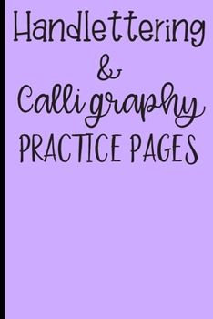 Paperback Handlettering & Calligraphy Practice Pages: Dot Grid Pages for Flawless Writing Book