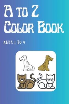 Paperback A to Z Color Book for Kids Book