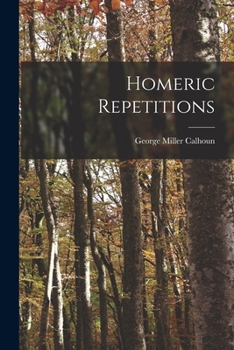 Paperback Homeric Repetitions Book