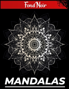 Paperback Mandalas Fond Noir [French] Book