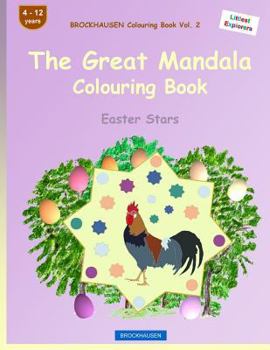 Paperback BROCKHAUSEN Colouring Book Vol. 2 - The Great Mandala Colouring Book: Easter Stars Book