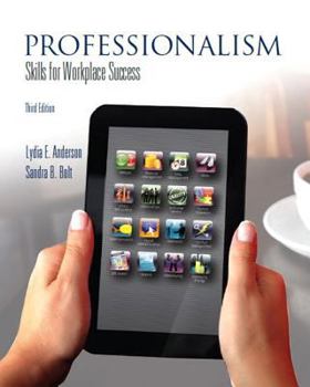 Paperback Professionalism: Skills for Workplace Success Book