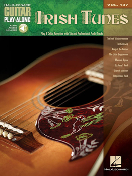 Paperback Irish Tunes: Guitar Play-Along Volume 137 (Bk/Online Audio) [With CD (Audio)] Book