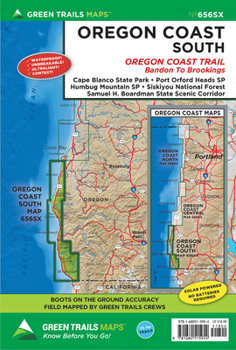 Map Oregon Coast South, or No. 656sx Book