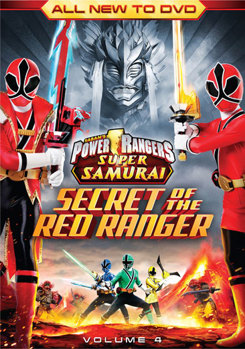 DVD Power Rangers Super Samurai: Secret of the Red Ranger Book