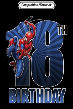 Composition Notebook: Marvel Spider-Man Swinging 4th Birthday Graphic  Journal/Notebook Blank Lined Ruled 6x9 100 Pages