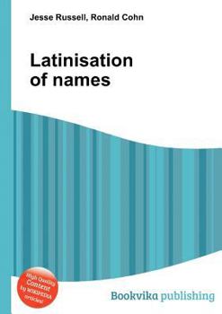 Paperback Latinisation of Names Book