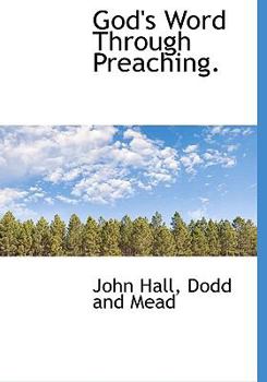 Hardcover God's Word Through Preaching. Book