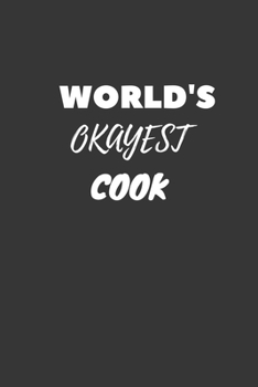 Cook Notebook: Lined Journal, 120 Pages, 6 x 9, Funny Dream Job, Starting New Career Gag Gift Journal Matte Finish