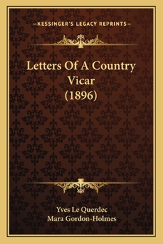 Paperback Letters Of A Country Vicar (1896) Book