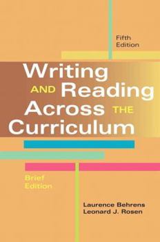 Paperback Writing and Reading Across the Curriculum, Brief Edition Book