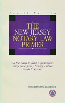 Paperback 2005 The New Jersey Notary Law Primer Book