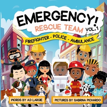 Paperback Emergency Rescue Teams: Firefighter, Police, Ambulance Book
