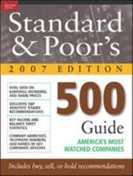 Paperback Standard & Poor's 500 Guide Book