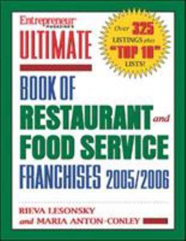 Paperback Ultimate Book of Restaurant and Food Service Franchises 2005 Book