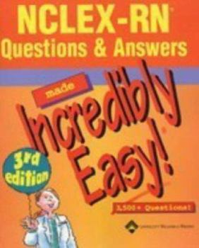 Paperback NCLEX-RN(R) Questions & Answers Made Incredibly Easy! Book
