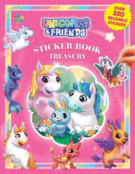Hardcover Unicorns Sticker Book Treasury Book