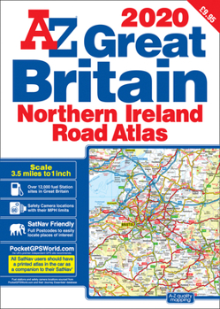 Paperback Great Britain A-Z Road Atlas 2020 (A3 Paperback) Book