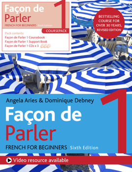 Paperback Façon de Parler 1 French for Beginners 6ed Course Pack Book