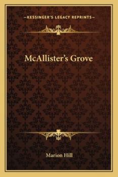 Paperback McAllister's Grove Book