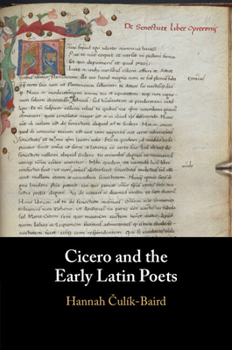 Paperback Cicero and the Early Latin Poets Book