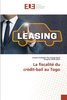 Paperback La fiscalité du crédit-bail au Togo [French] Book