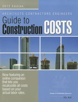 Paperback Architects, Contractors, Engineers Guide to Construction Costs Book