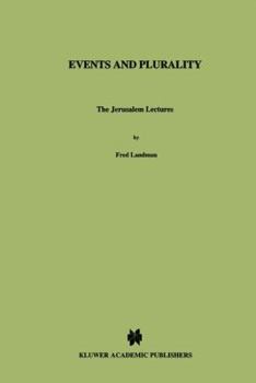 Paperback Events and Plurality: The Jerusalem Lectures Book