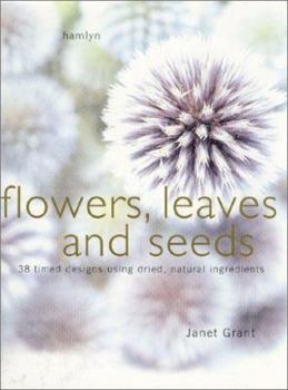 Hardcover Flowers Seeds and Leaves Book