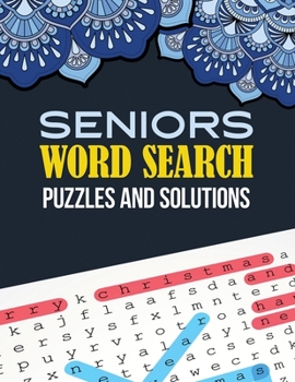 Seniors Word Search Puzzle and Solutions: Word Search Book Challenging and Fun Puzzles for Adults, Brian Game Book for Seniors in This Christmas Gift Idea.