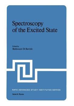 Paperback Spectroscopy of the Excited State Book