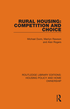 Hardcover Rural Housing: Competition and Choice Book