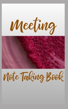 Meeting Note Taking Book