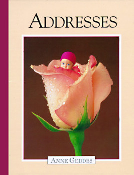 Hardcover Addresses: Rose Baby Book